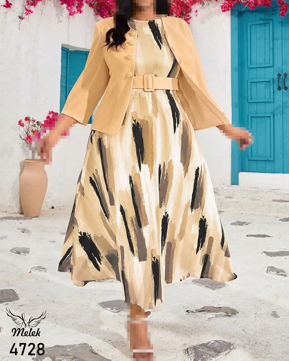 ست دوتکه سارافون و کت شیک و...