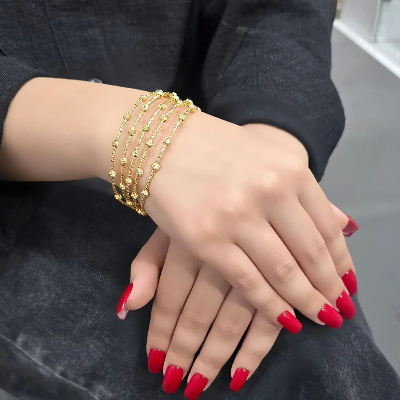 دستبند آلبرنادو طرح طلا جدید😍