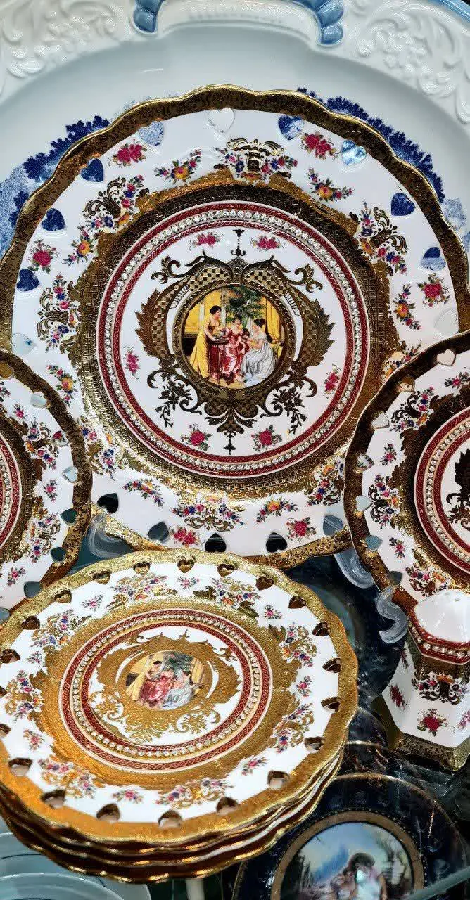 ۹پارچه خیارخوری نگین دار👌
