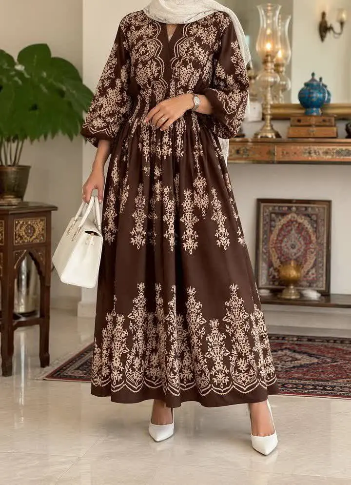 پیراهن ساحلی ترمه