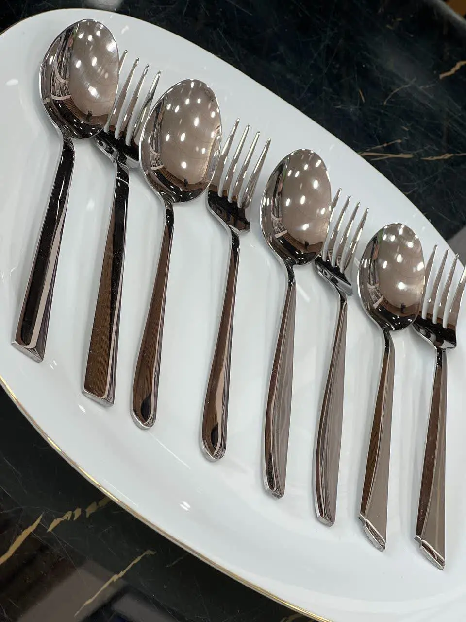 قاشق چنگال غذا خوری یونیک 💥