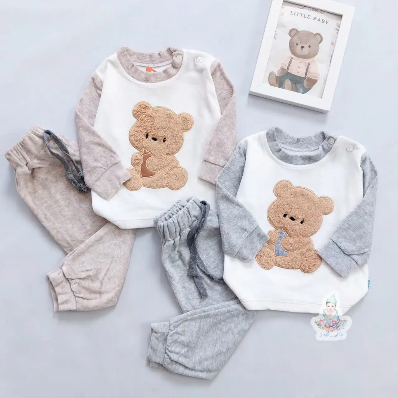 بلوز شلوار مخمل خرس و شیشه...