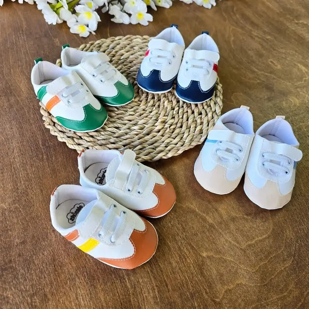 پاپوش چرم دو خط 
