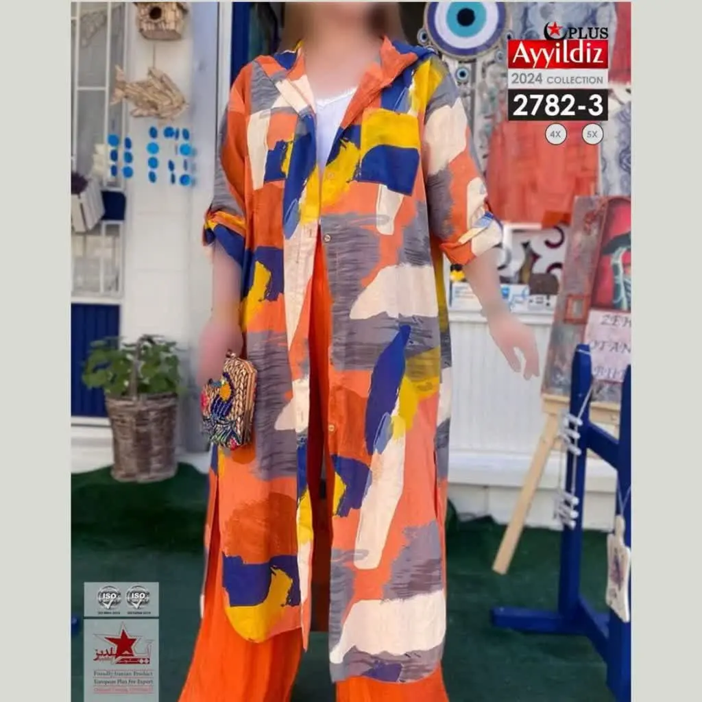 🔸 نام: #مانتو نخی خنک #سایزبزرگ
