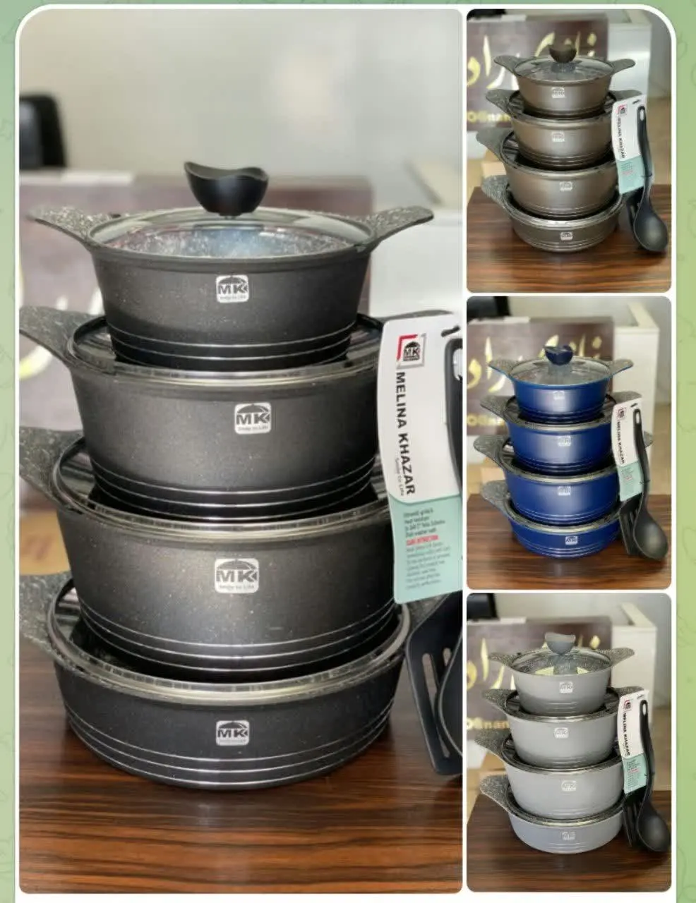 سرویس قابلمه ۱۰ پارچه چدن