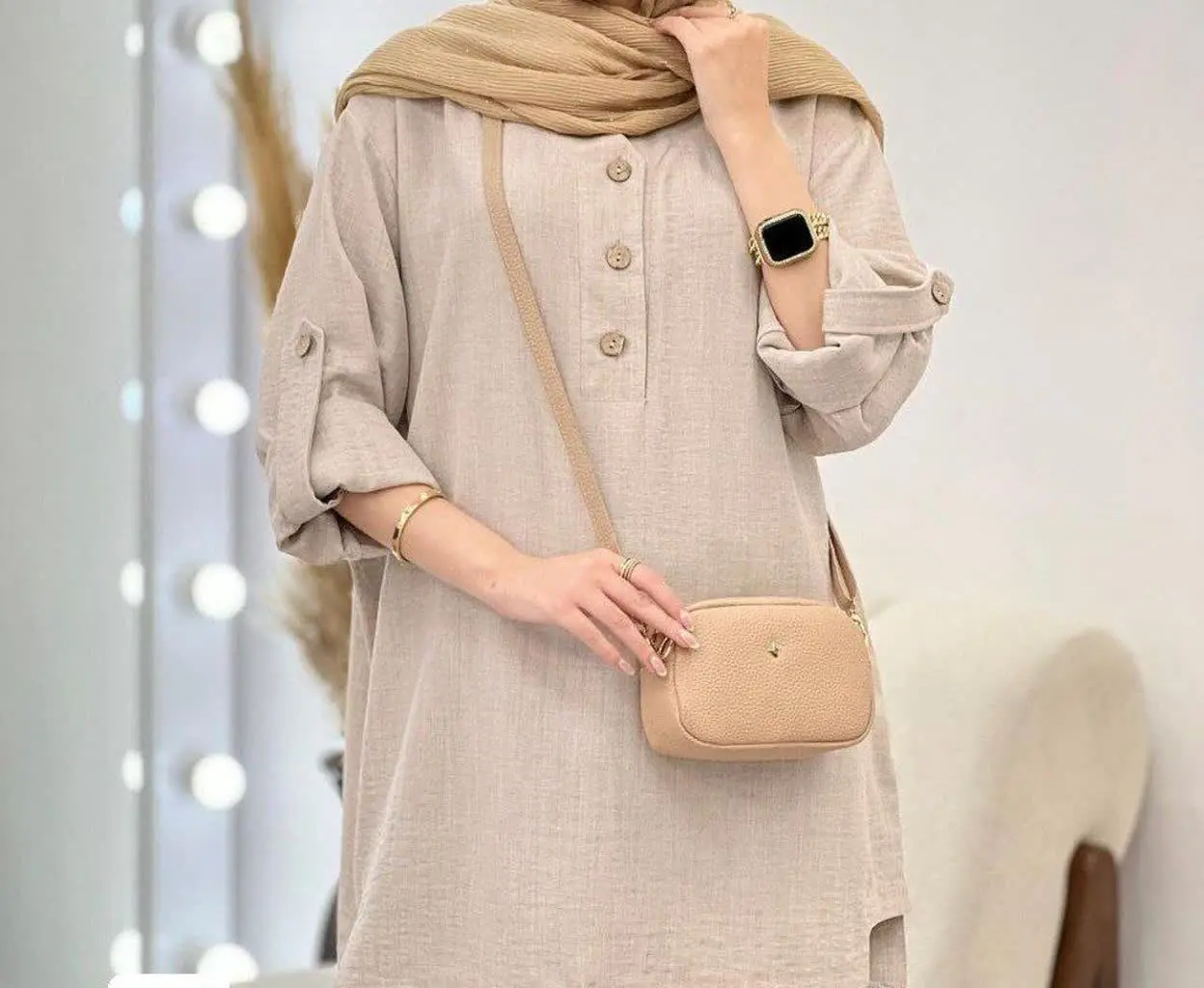 ❤️نام: تونیک مانتویی مدل نیایش
