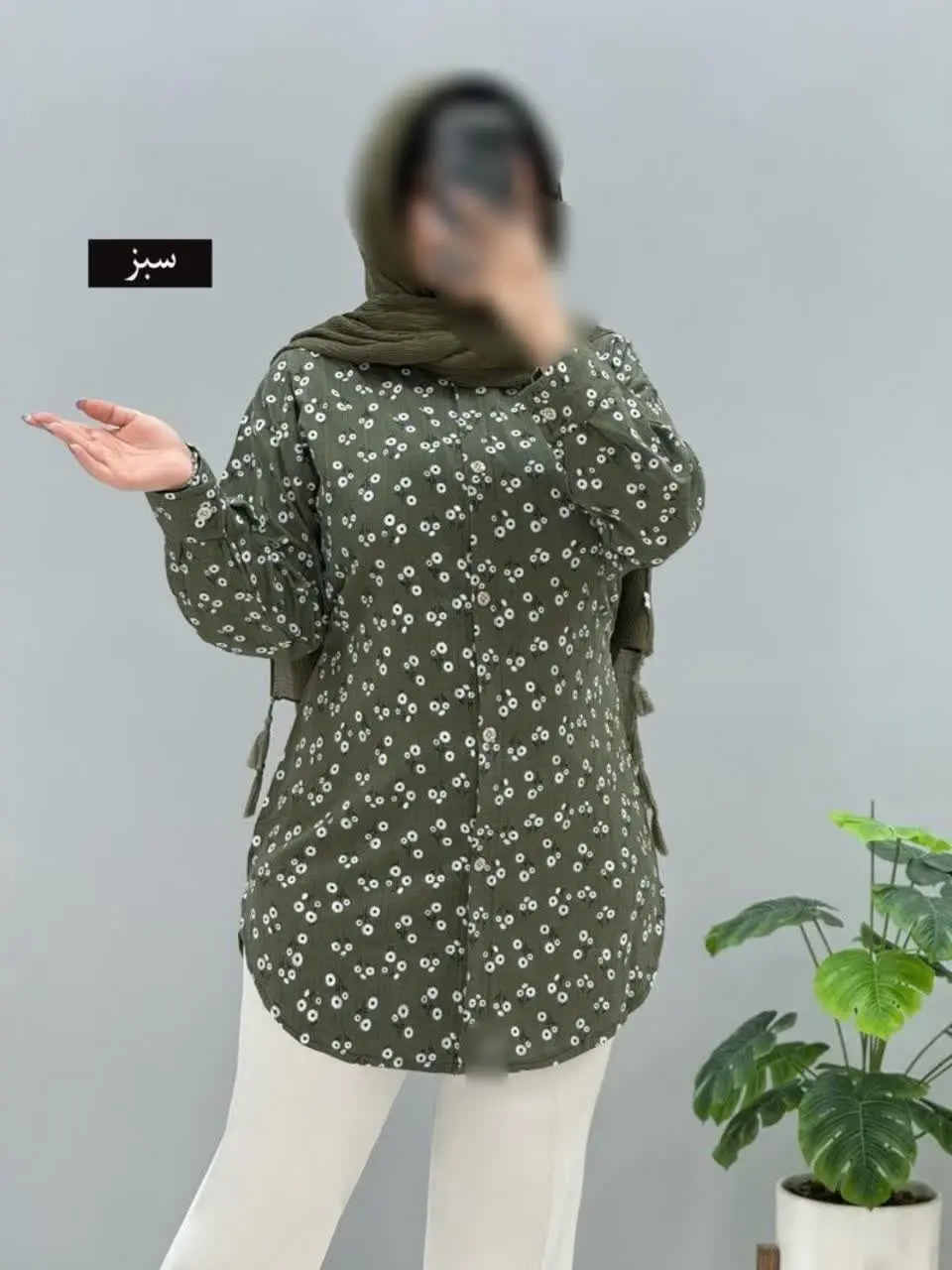 🌸 یه عیدانه طرحدار دیگه با تنخوری و ایستایی عالی با پارچه درجه یک لینن گچی با طرح ریل برجسته 
