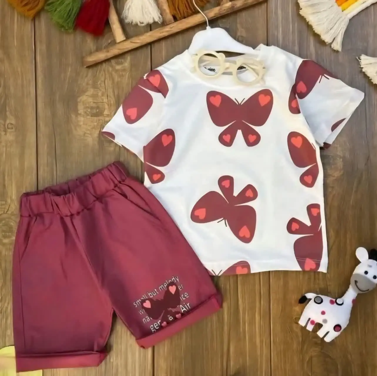 تیشرت و شلوارک دخترانه پاپی...