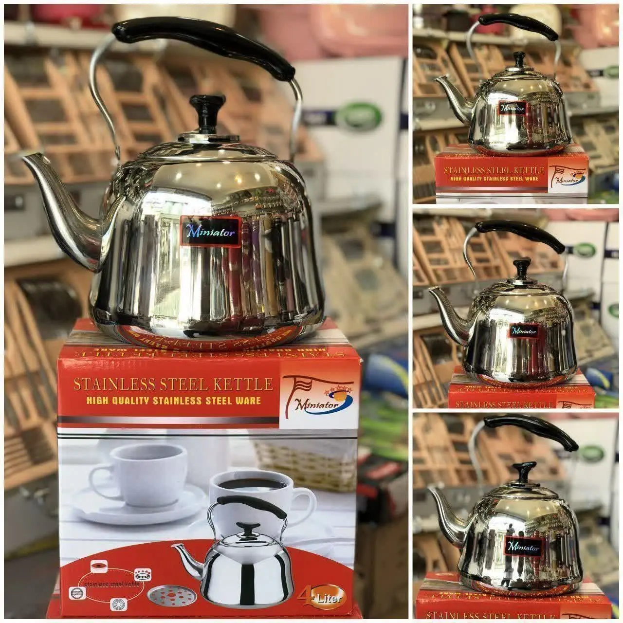 #کتری تک استیل ضخیم خارجی🍓 درجه ۱
