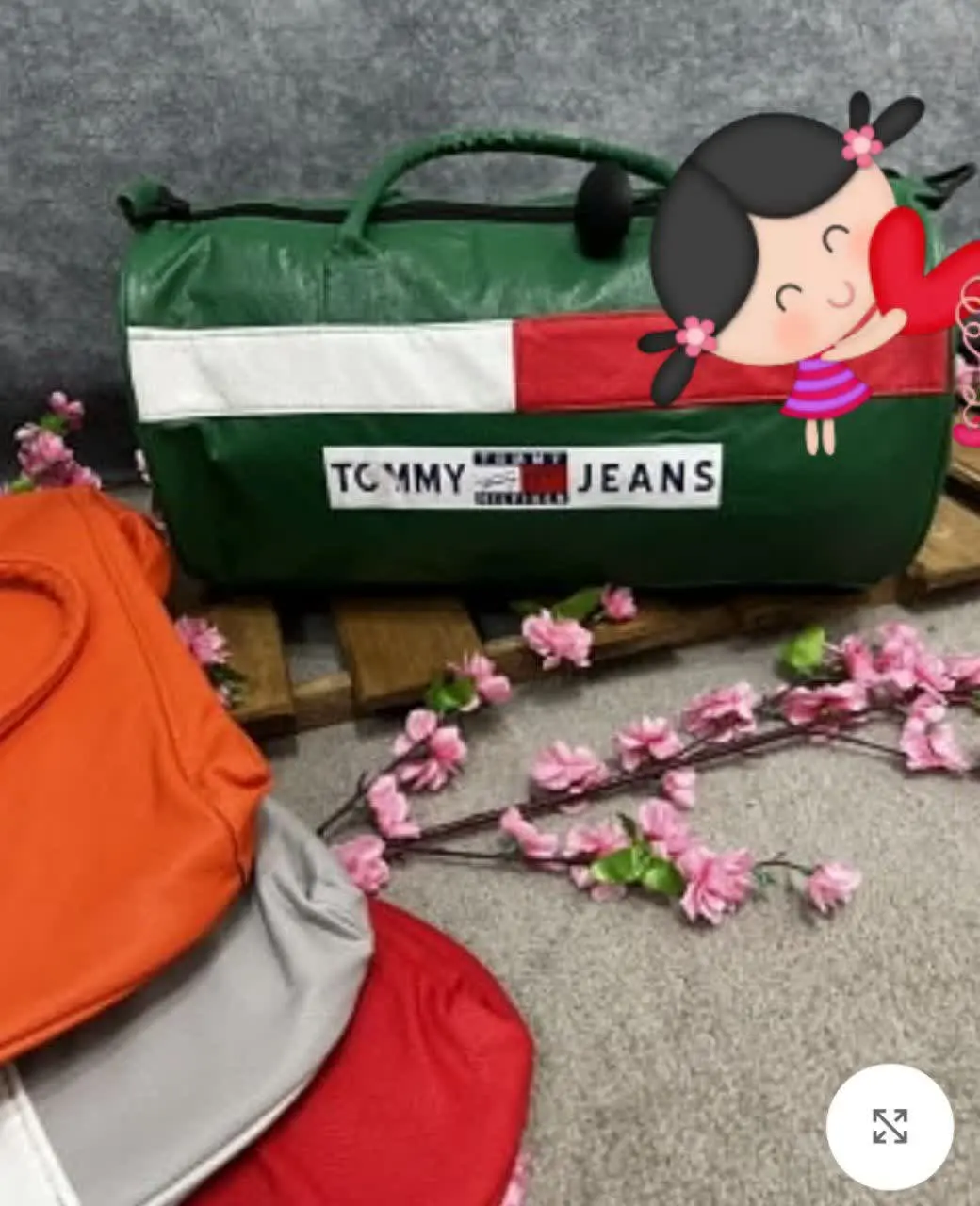 ساک ورزشی چرمی تامی