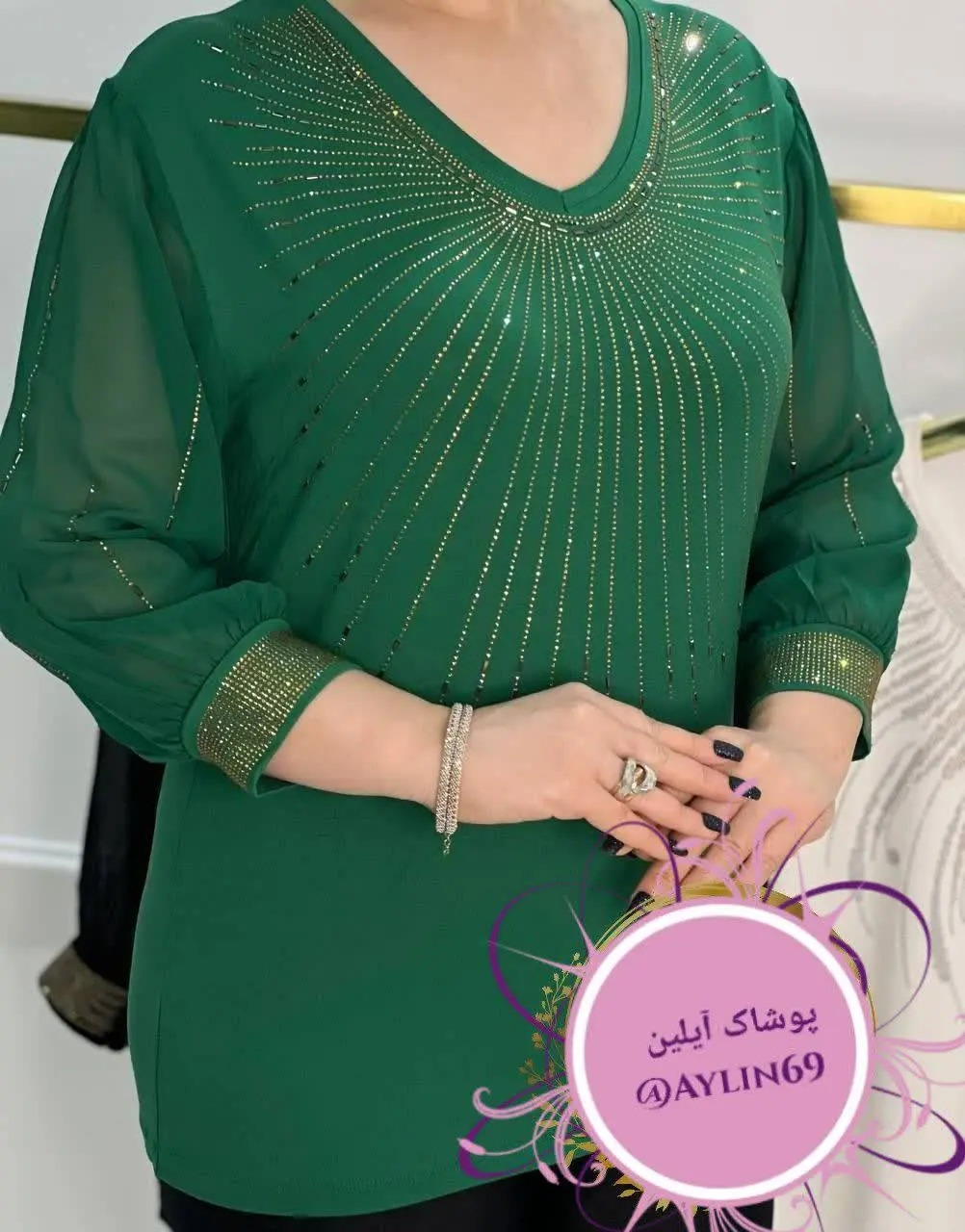 بلوز مجلسی وارداتی تک در ایران😍
