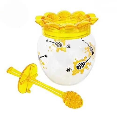 ظرف عسل خوری طرح گل لوتوس
