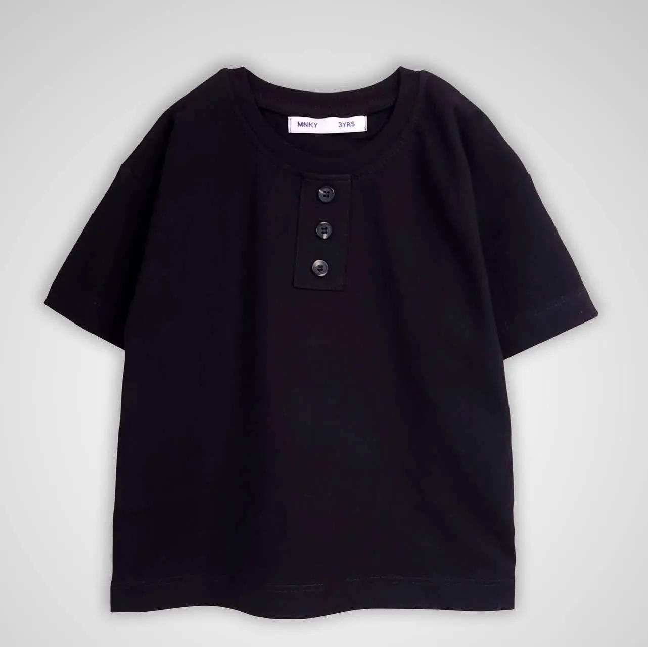 👦 #تیشرت_سه_دکمه_محرمی 🖤
