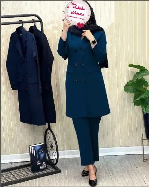 نام: ست مانتو شلوار اداری ساتین
