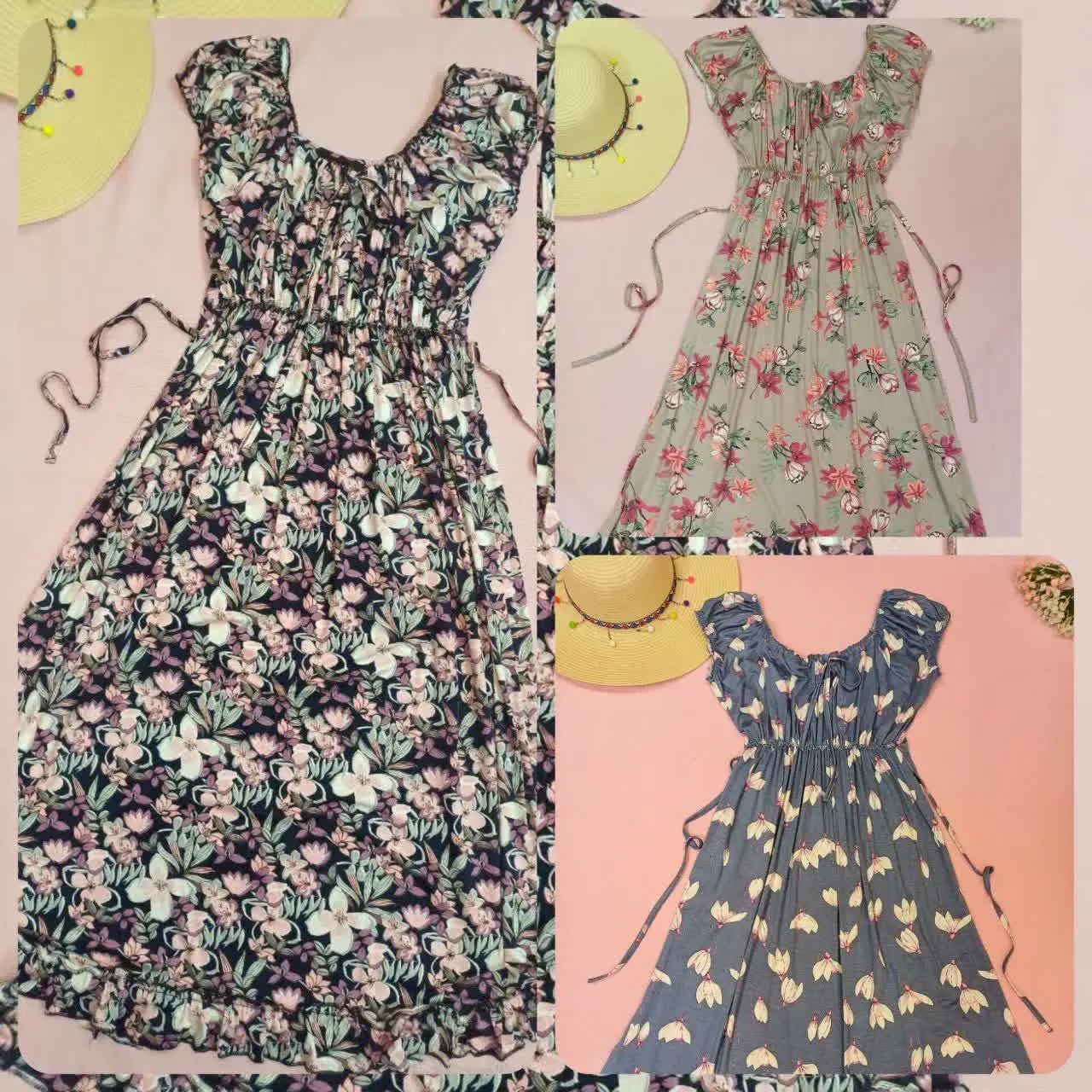 ✔️ پیراهن ویلفو گل گلی