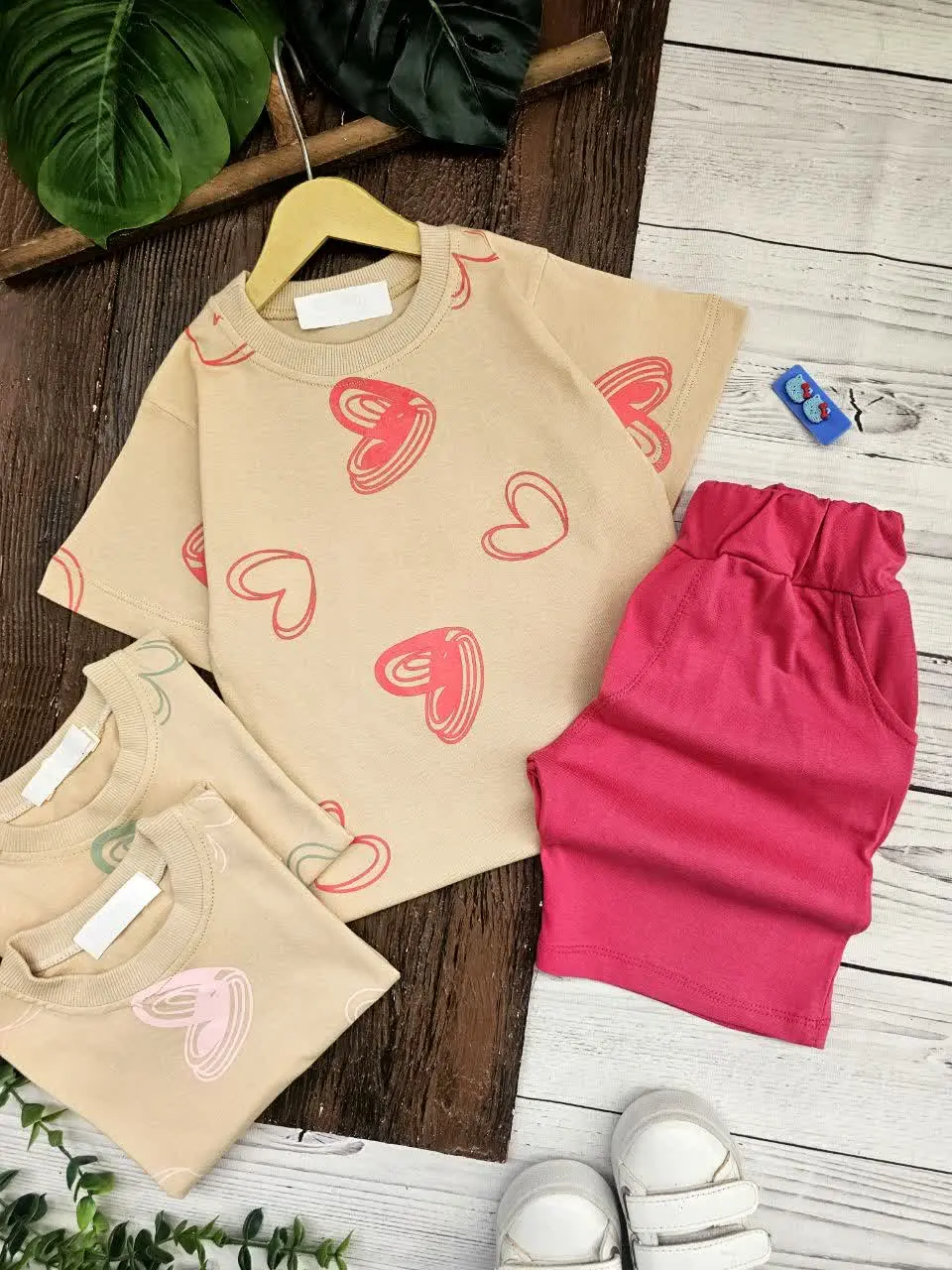 تیشرت و شلوارک دخترانه آذین 
