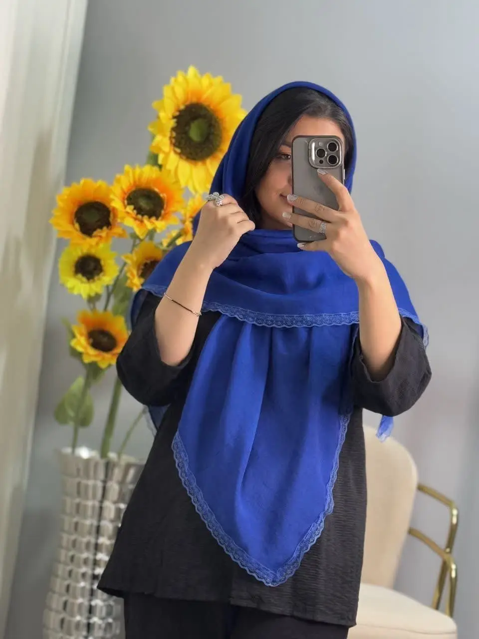 #روسری_مزونی 
