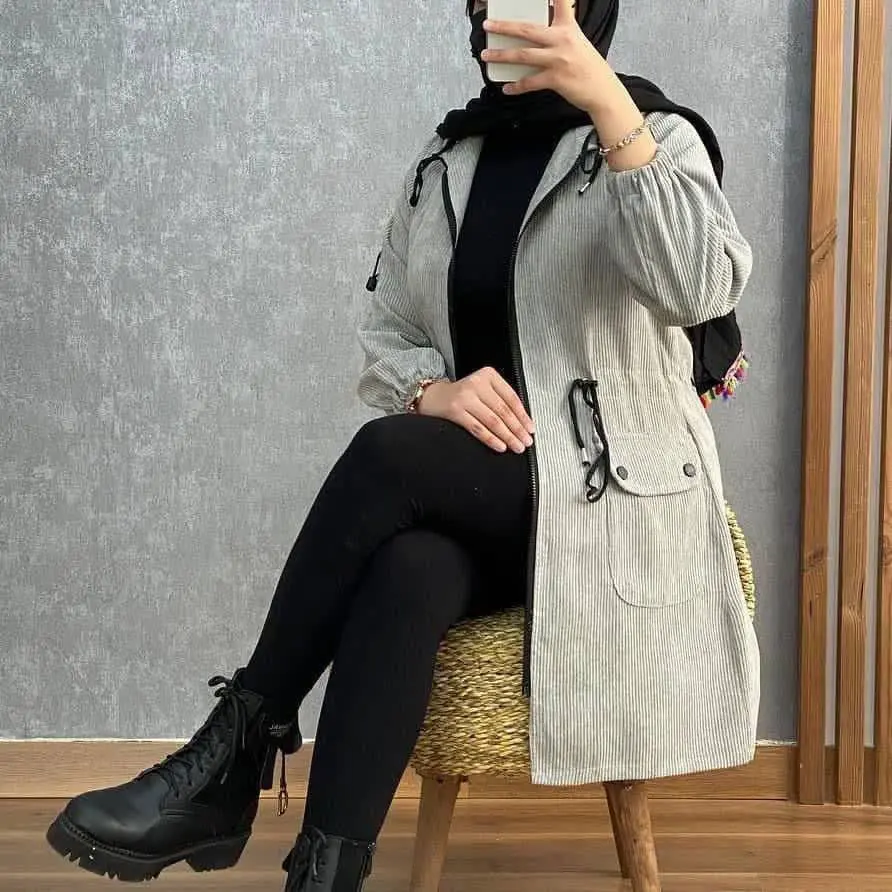 ❤️مانتو مخمل دوجیب گتدار 
