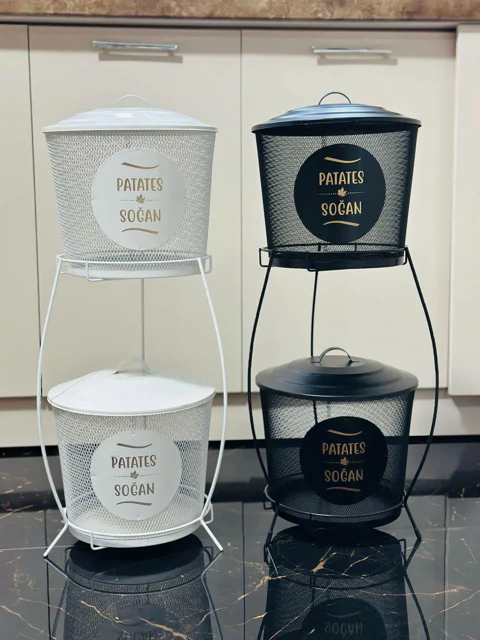 و فلزی ها سه رنگ کرم-مشکی-سفید