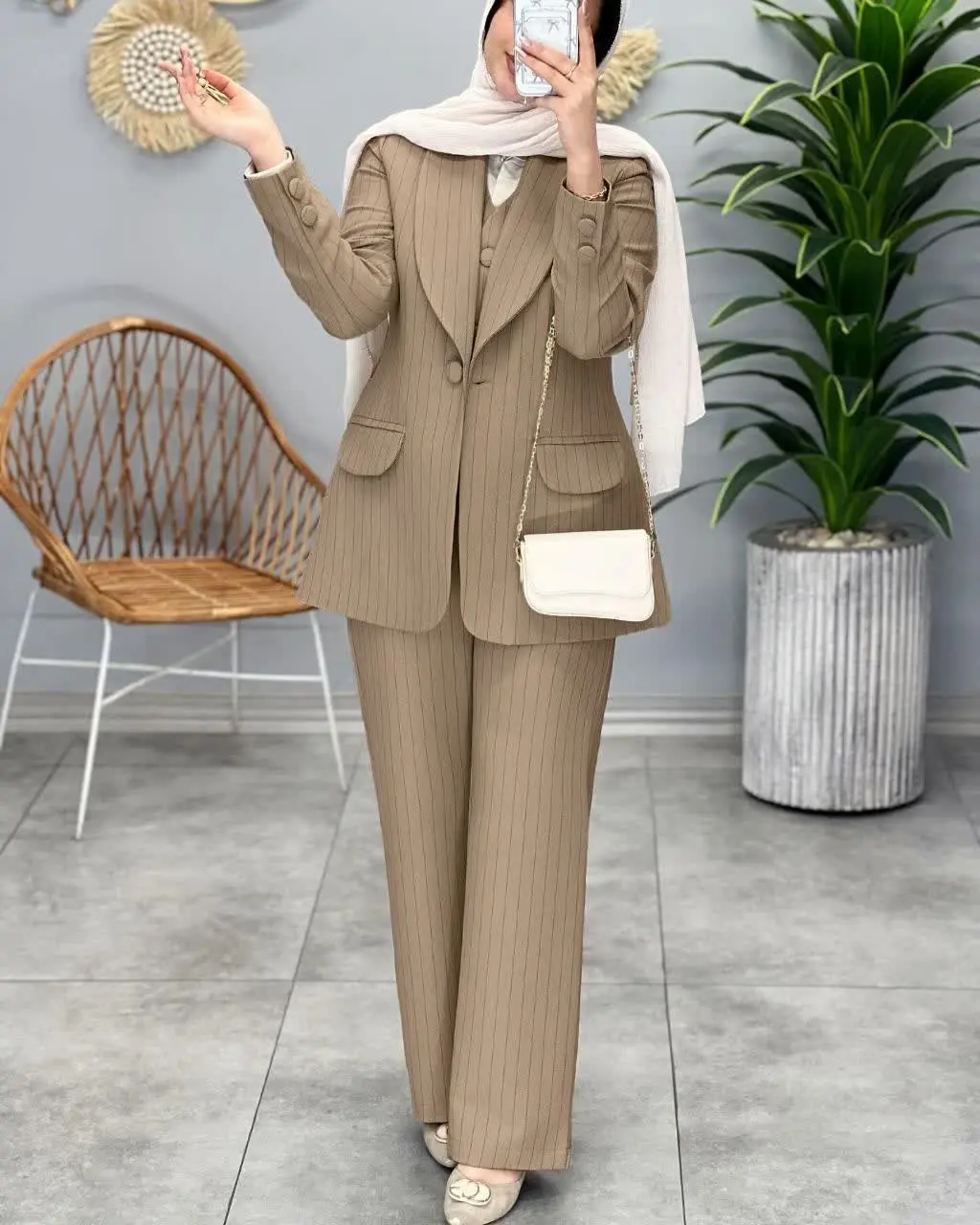 👚نام: ست سه تیکه مزون دوز پانیا 😍😍
