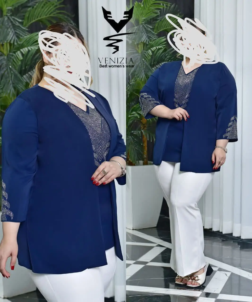 شومیز سایزبزرگ مدل کتی جلو...