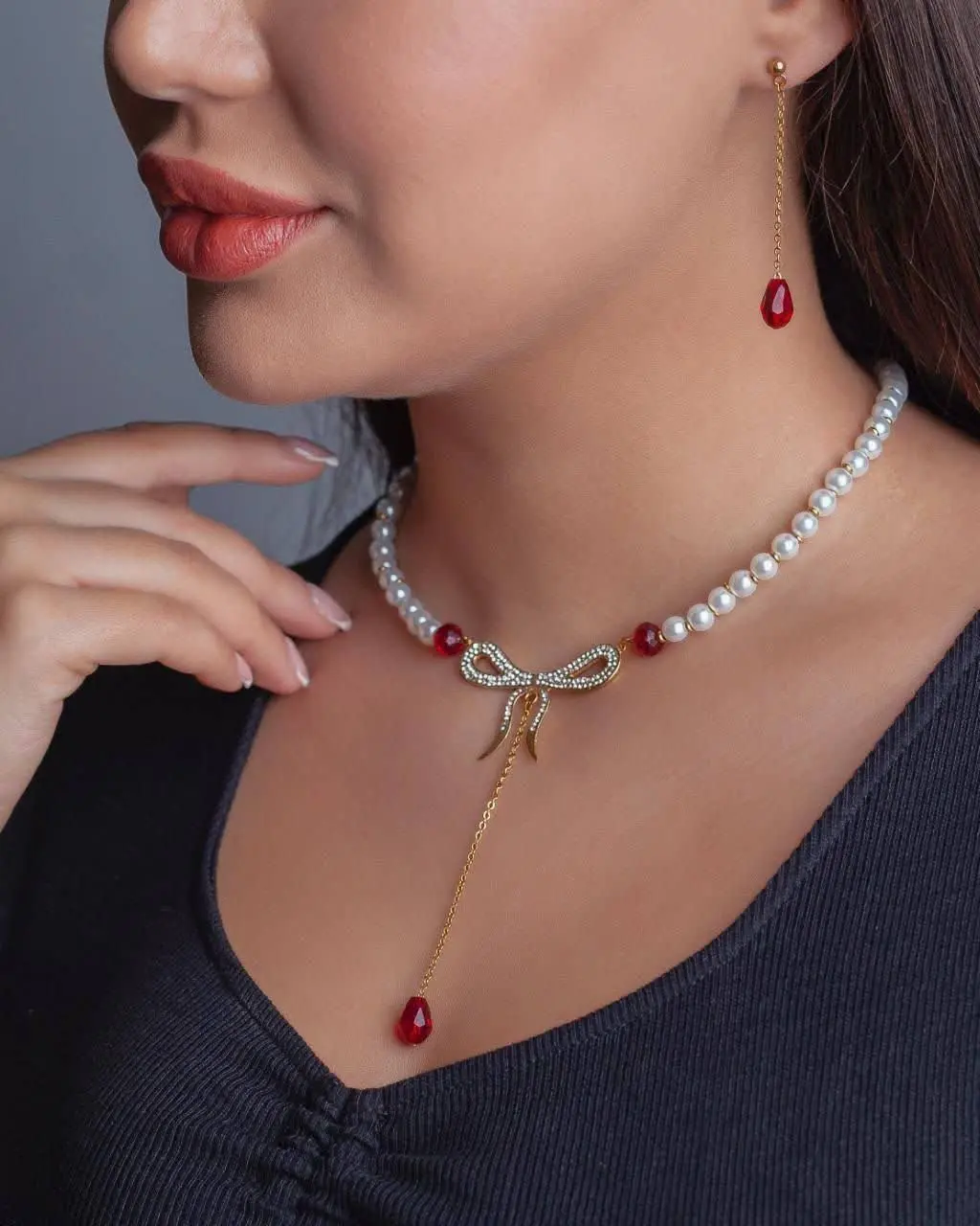 نیمست پاپیون با روکش طلای ۲...