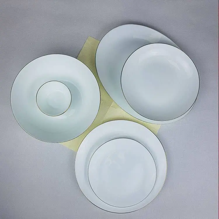 #سرویس آرکوپال ۲۴ پارچه گرد خط طلا🍓 برند Dino
