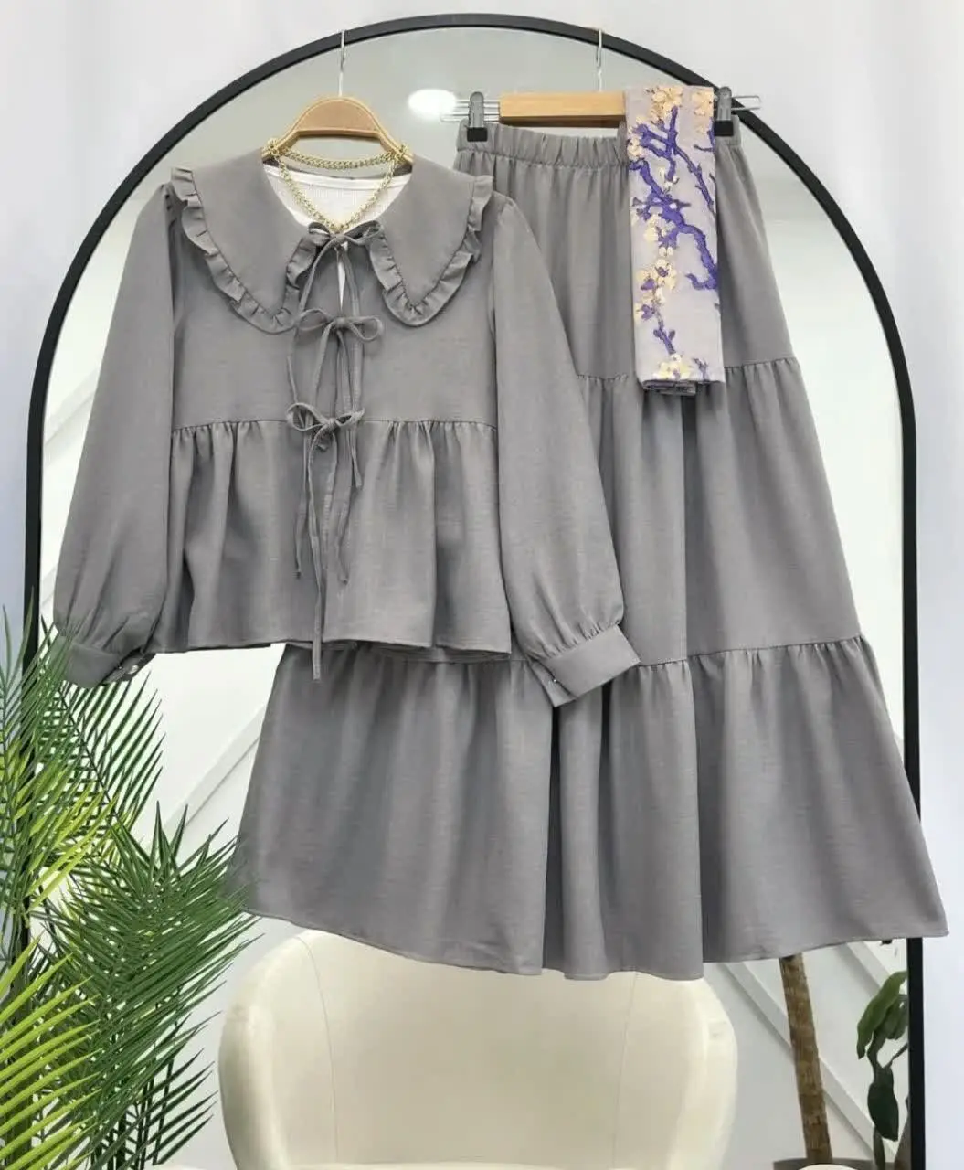 ست شومیز و دامن