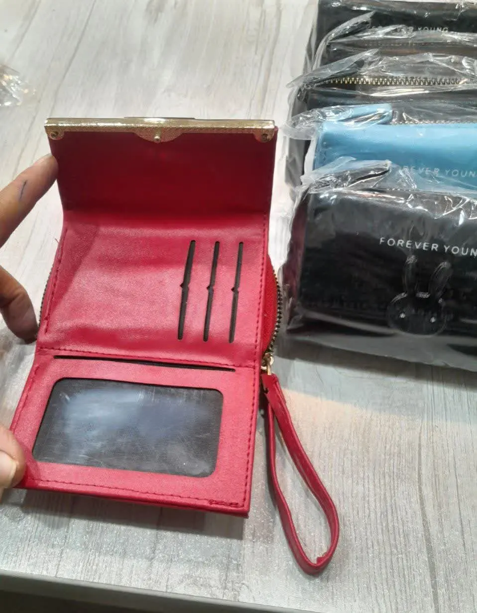 🌟کیف پول دو منظوره بند دار