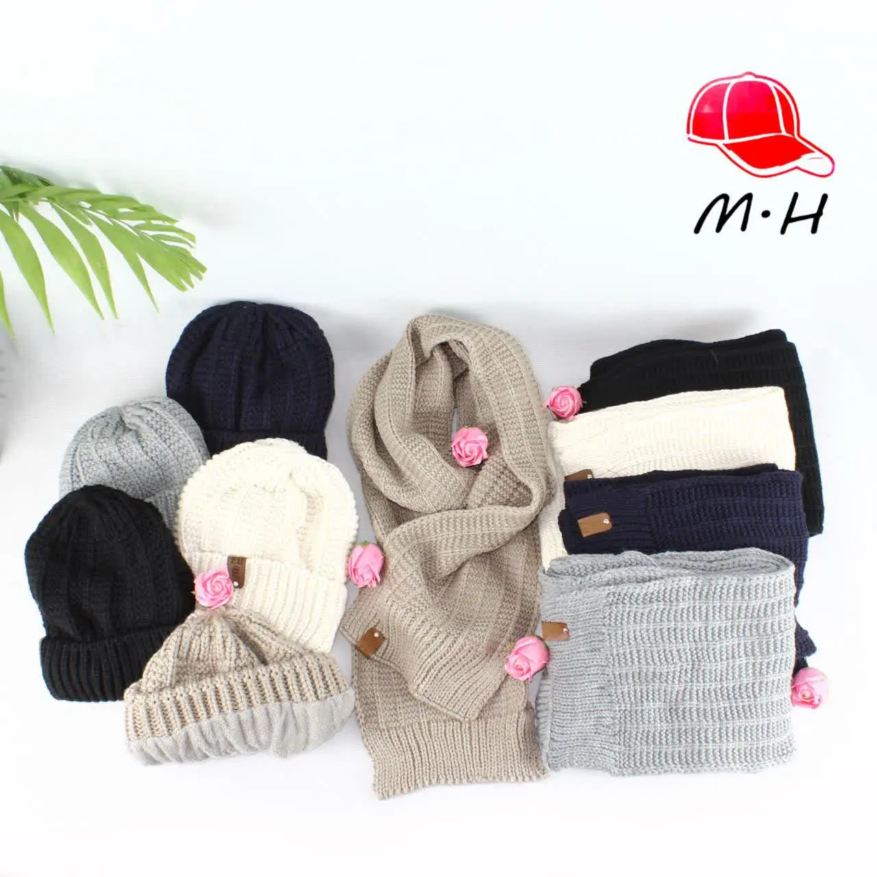 کلاه و شال مردانه سایز بزرگ 👌💯