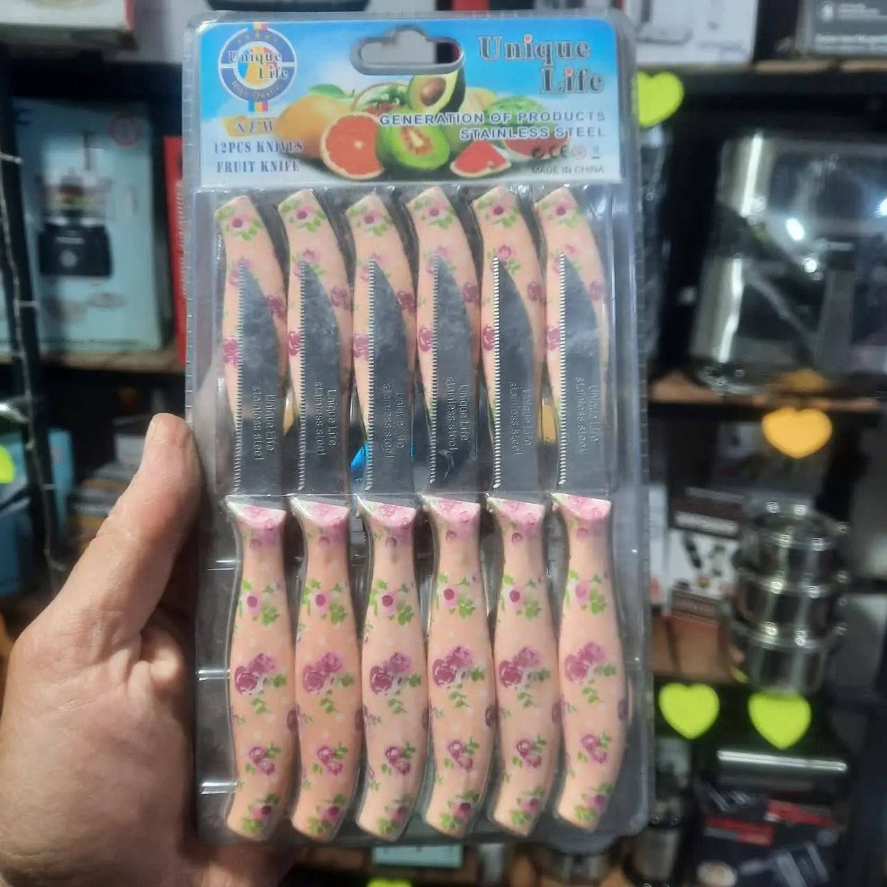 #ست ۱۲ عددی چاقوی میوه‌خوری🍓 Unique Life یونیک لایف 
