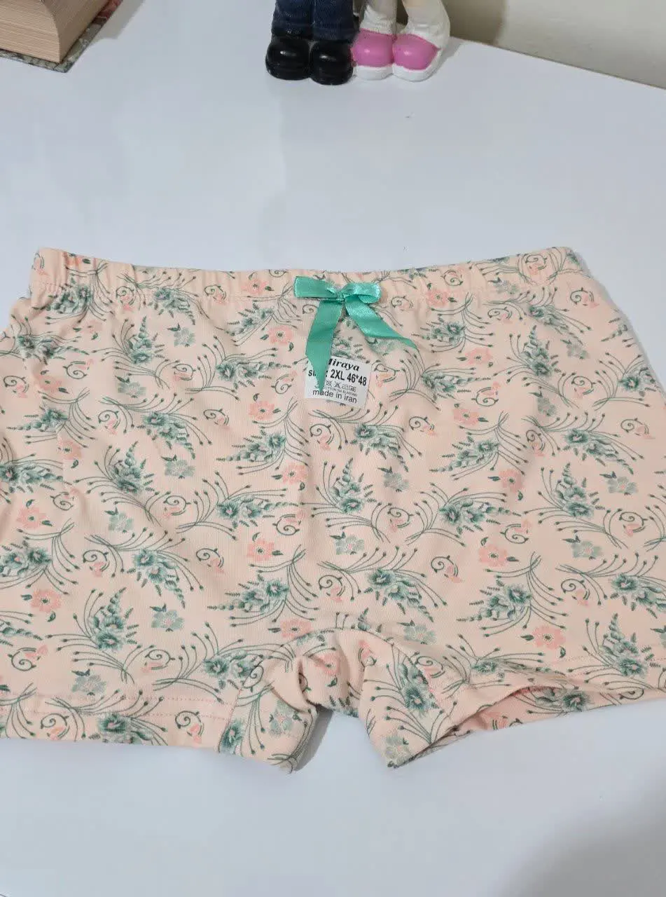 شورت نیم پا نخی پنبه
