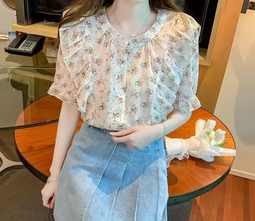 💞شومیز مجلسی گلدار خامه دوزی شده💞
