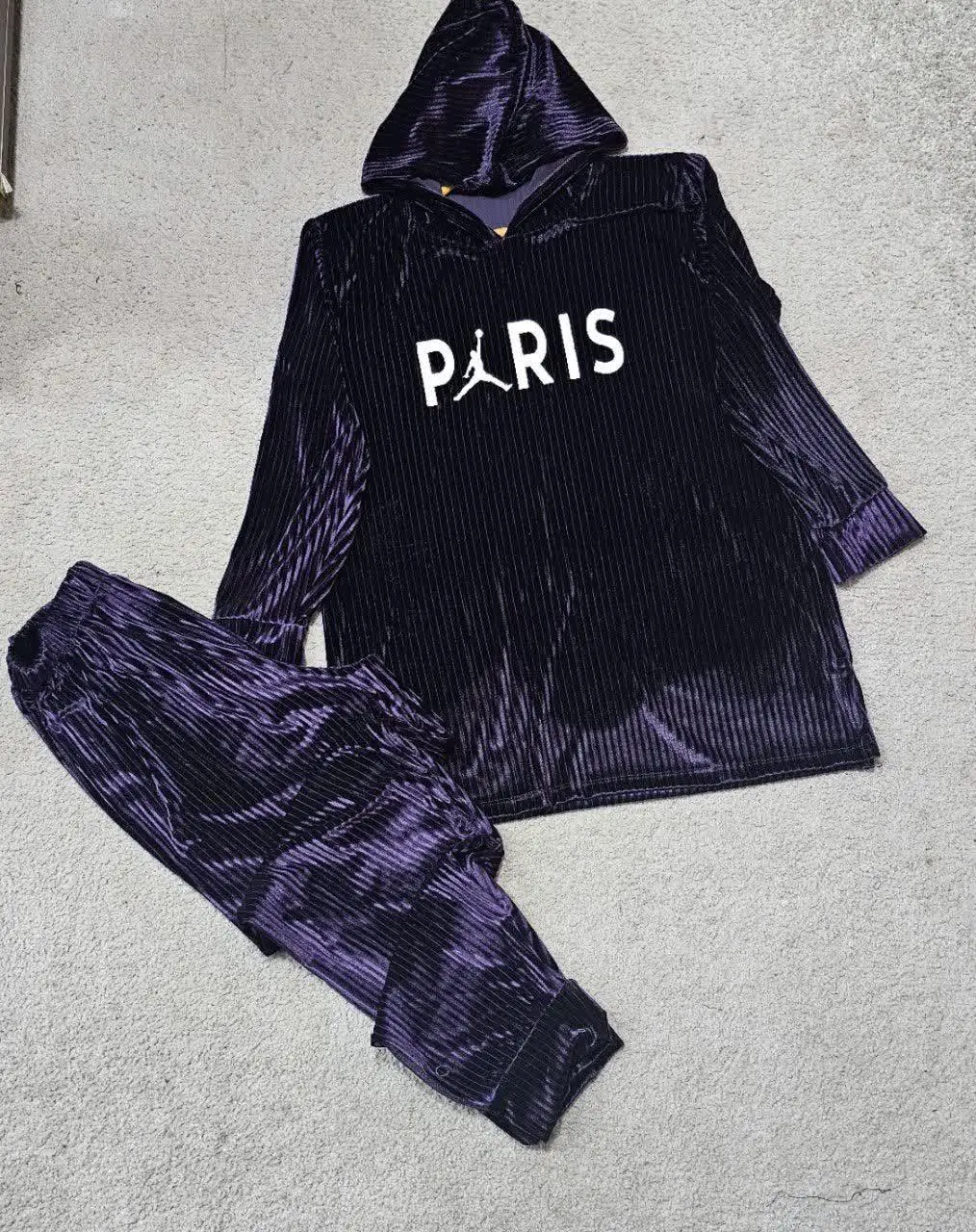 🖋نام: هودی شلوار مخمل paris

