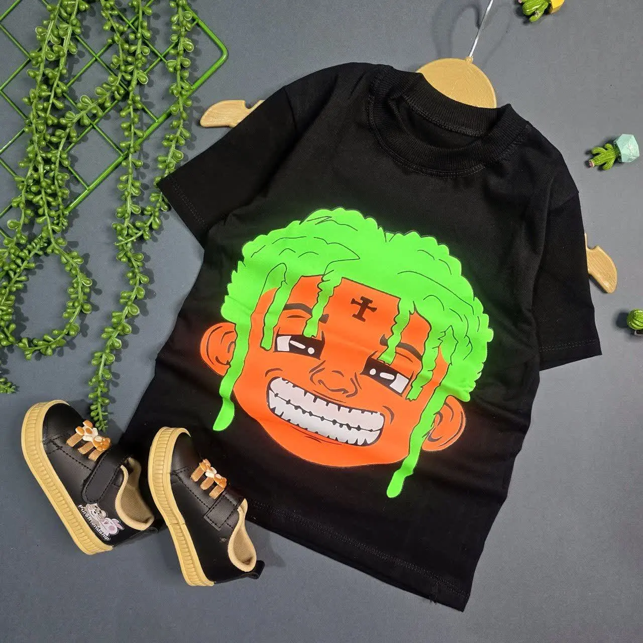 نام: تیشرت تک پسرانه موفرفری