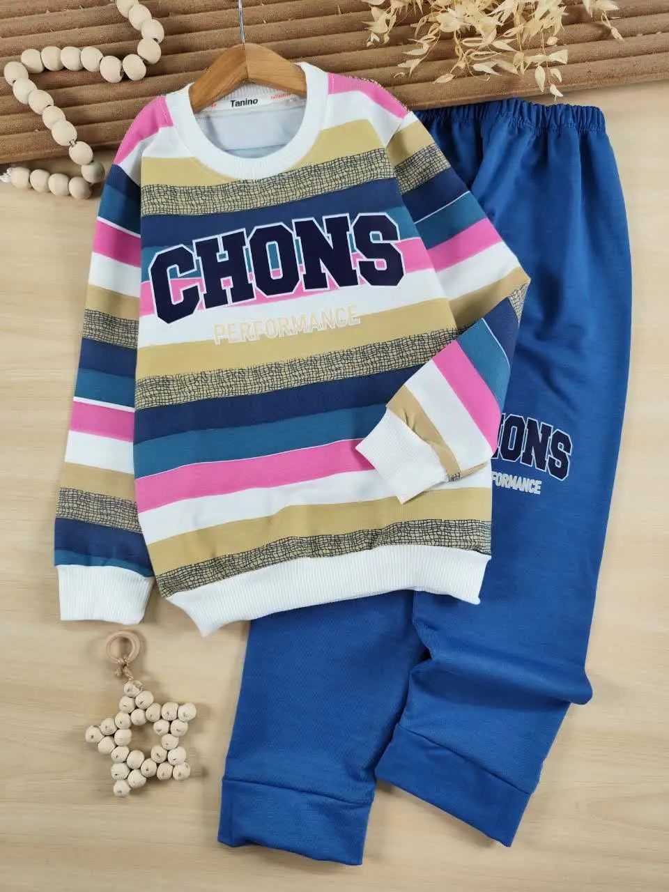 بلوز شلوار راه راه chons