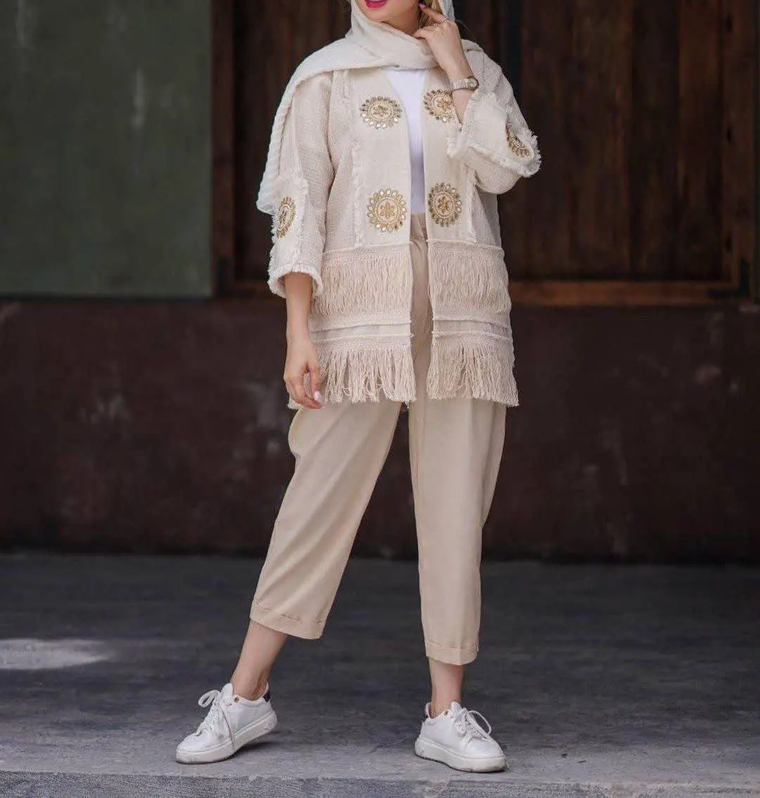 👚 نام: مانتو شلوار لنین✔️
