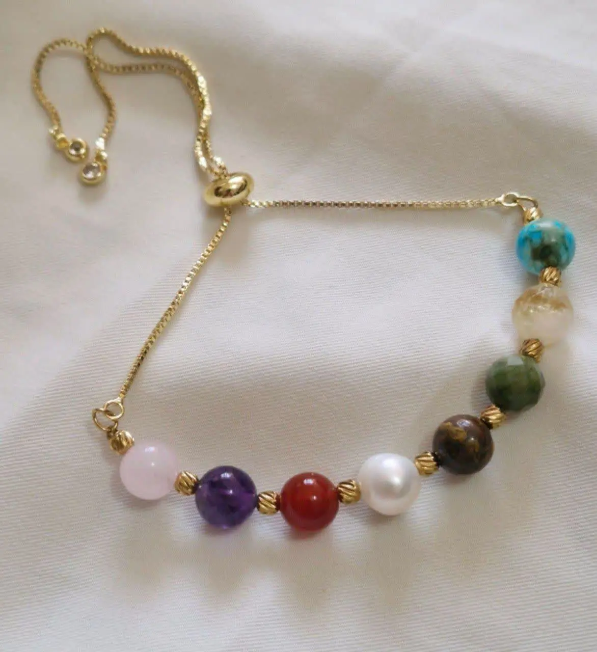 دستبند هفت چاکراه بند آسانسوری