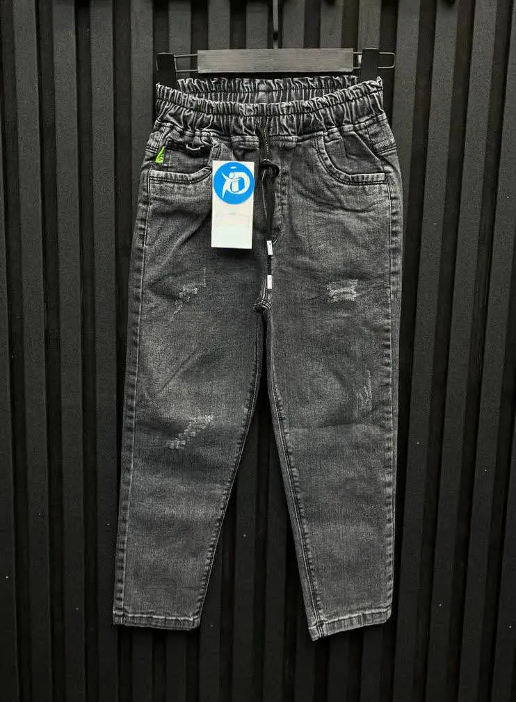 🔮شلوار جین اسپرت ذغالی🔮