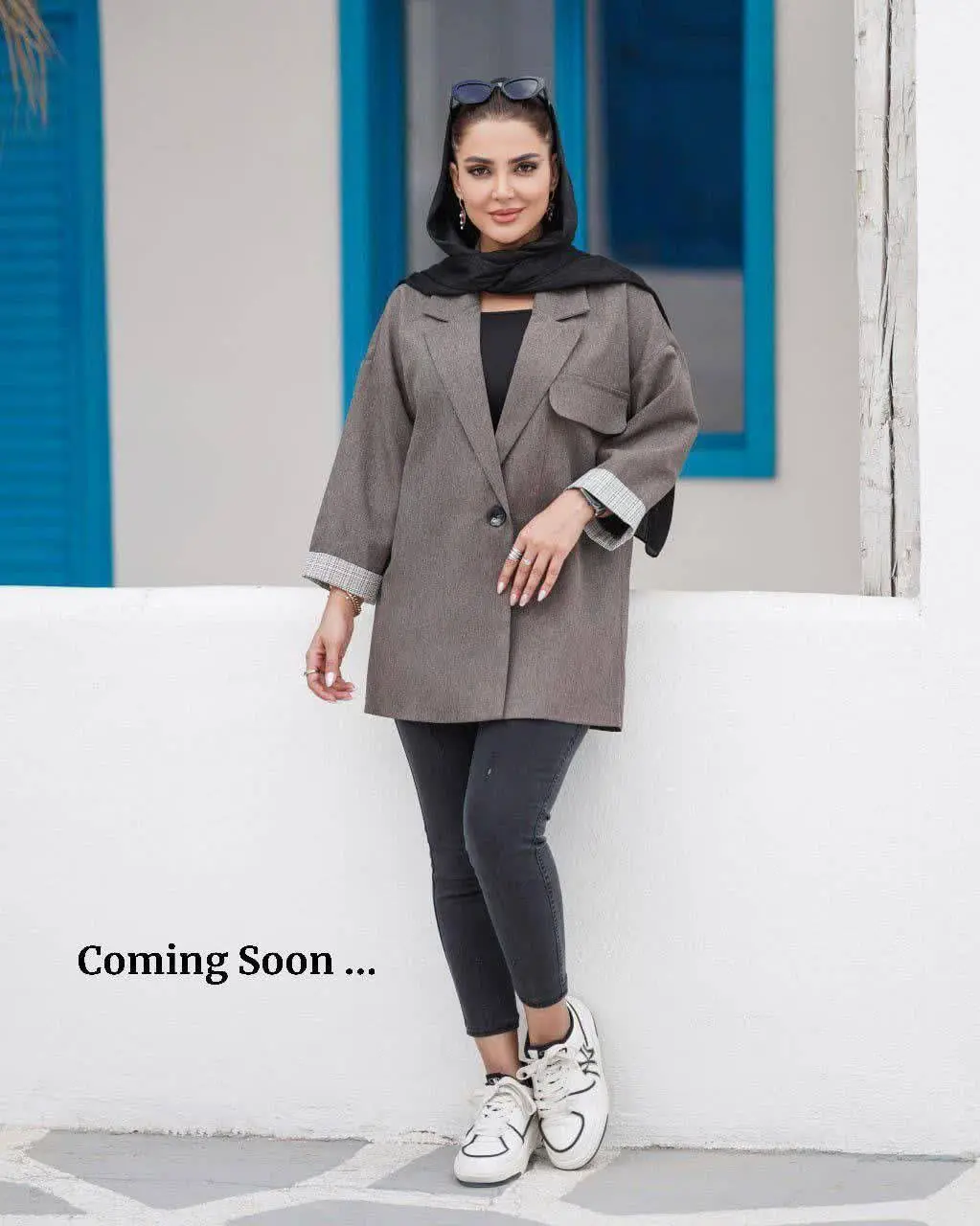 نام: کت یقه انگلیسی تک دکمه
