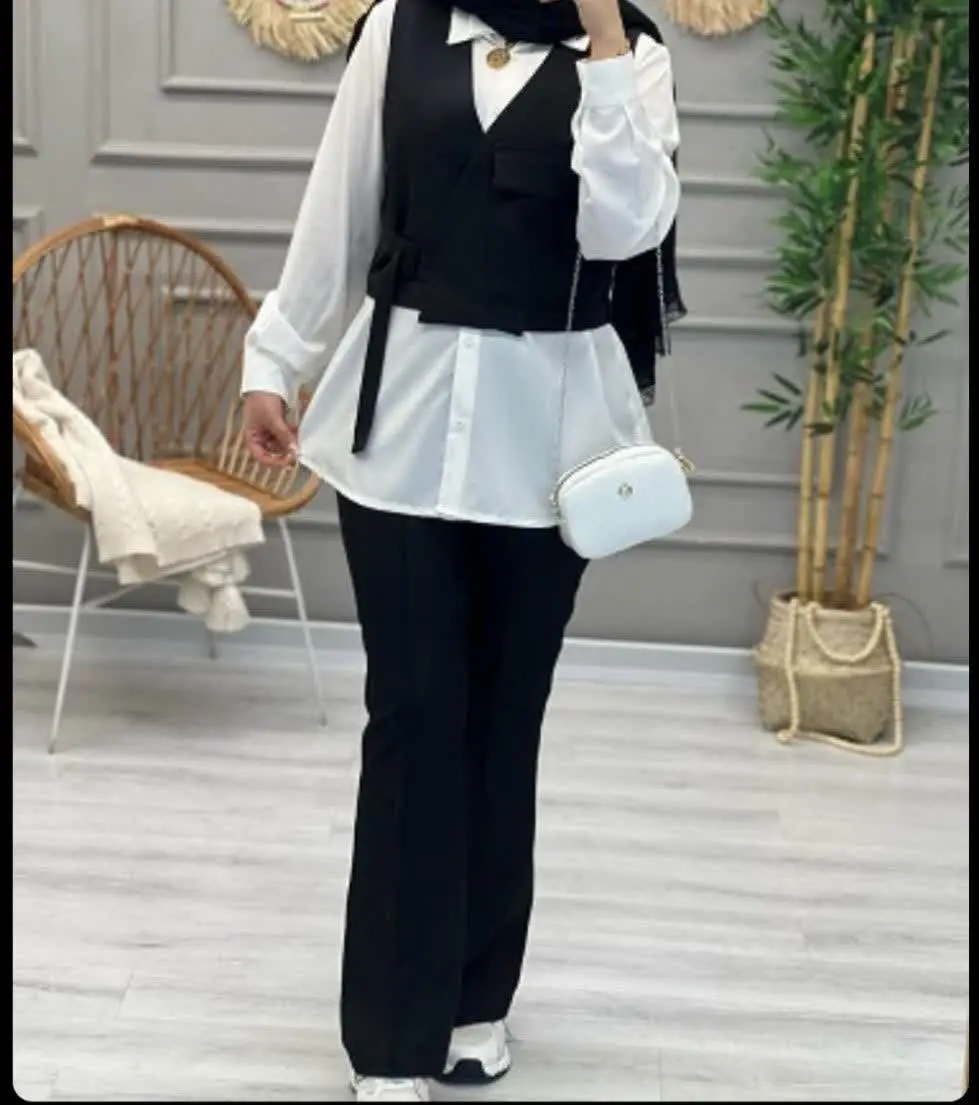 نام: ست سه تیکه جلیقه و شلوار آروشا
