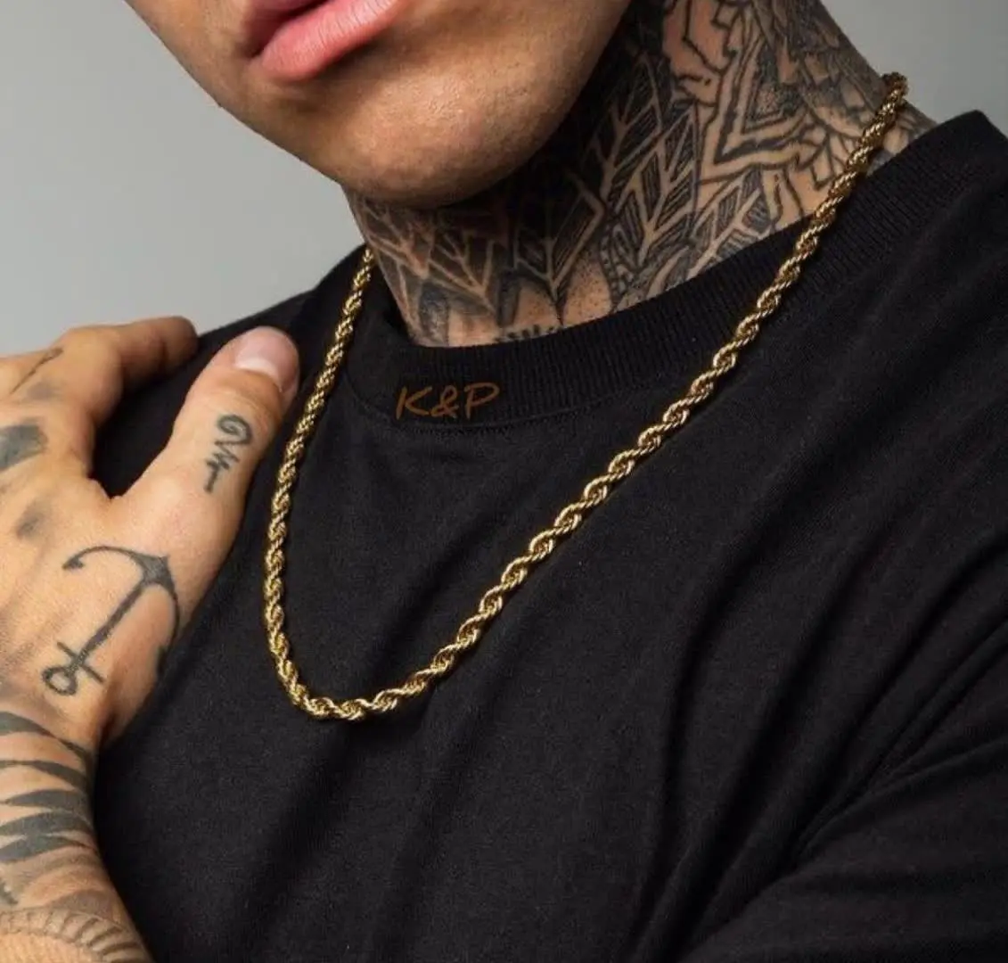 💍گردنبند طنابی ۶۰ سانت ضخیم 🤗