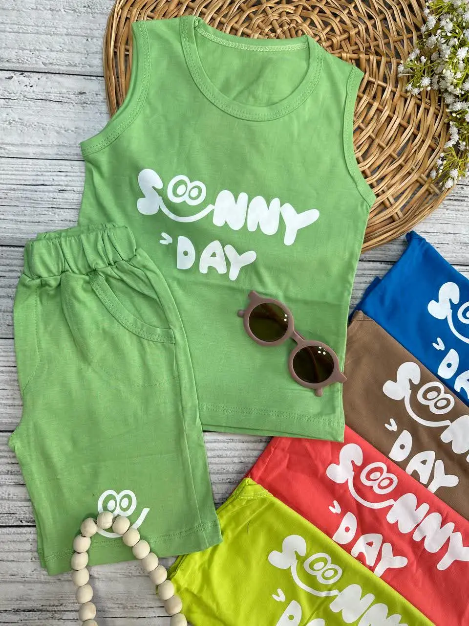 تاپ شلوارک Sunny نوزادی و کودک کد ۱۱۲۰۰۸ 
