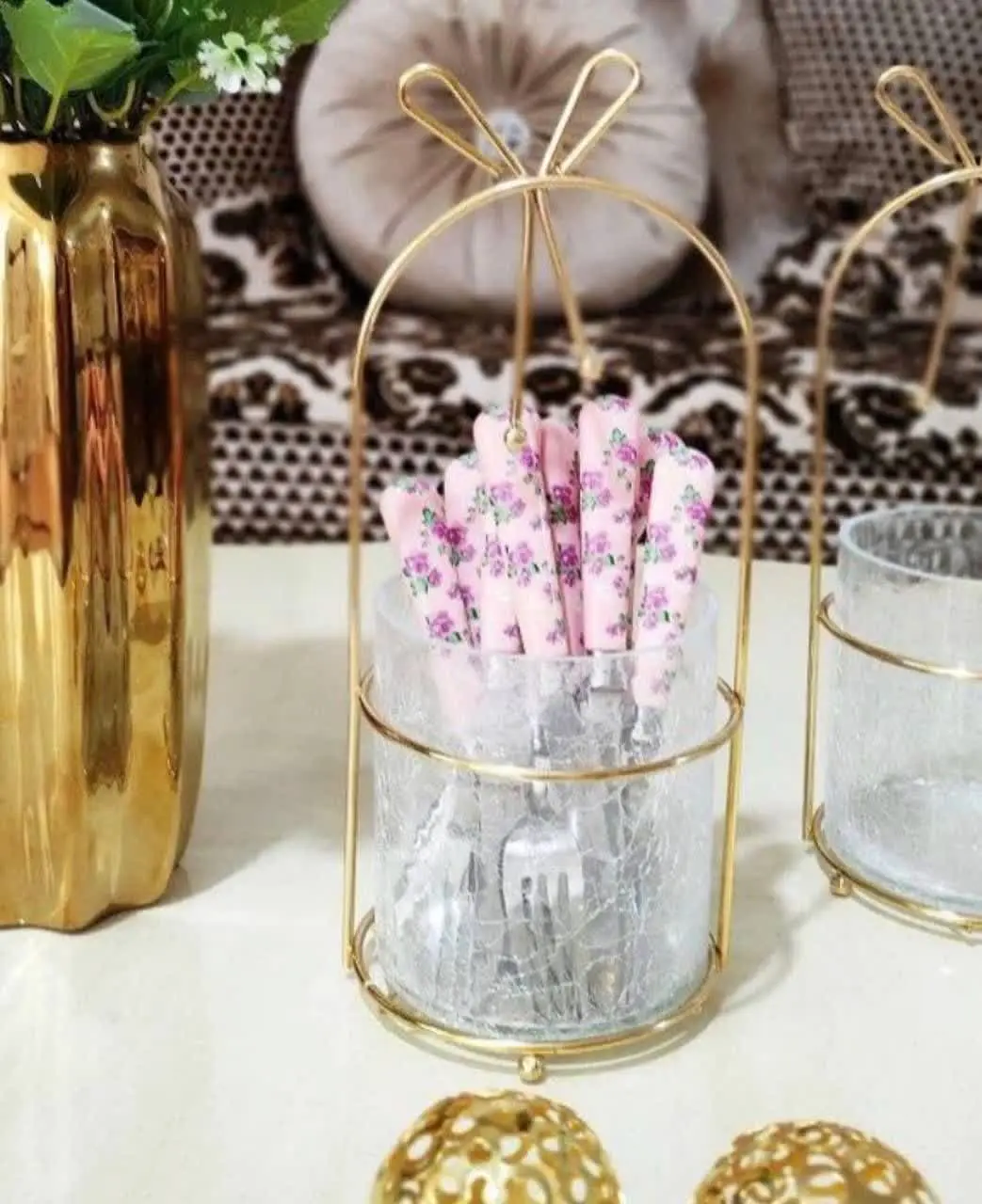 🌟جا قاشقی مدل پاپیون 
