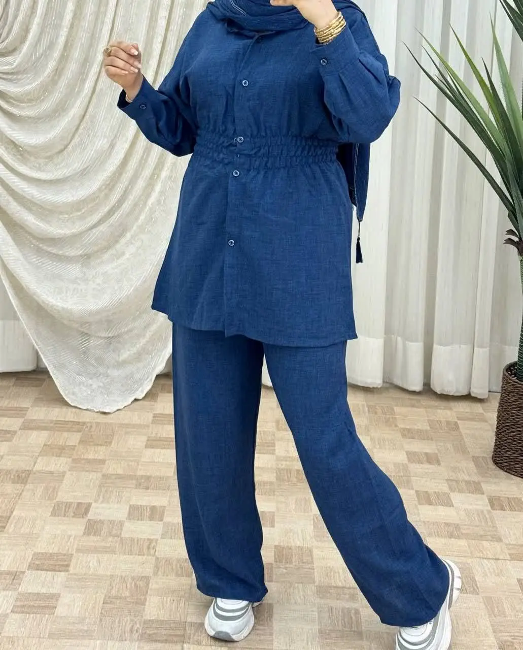 ست شانتون کمرکشدار
