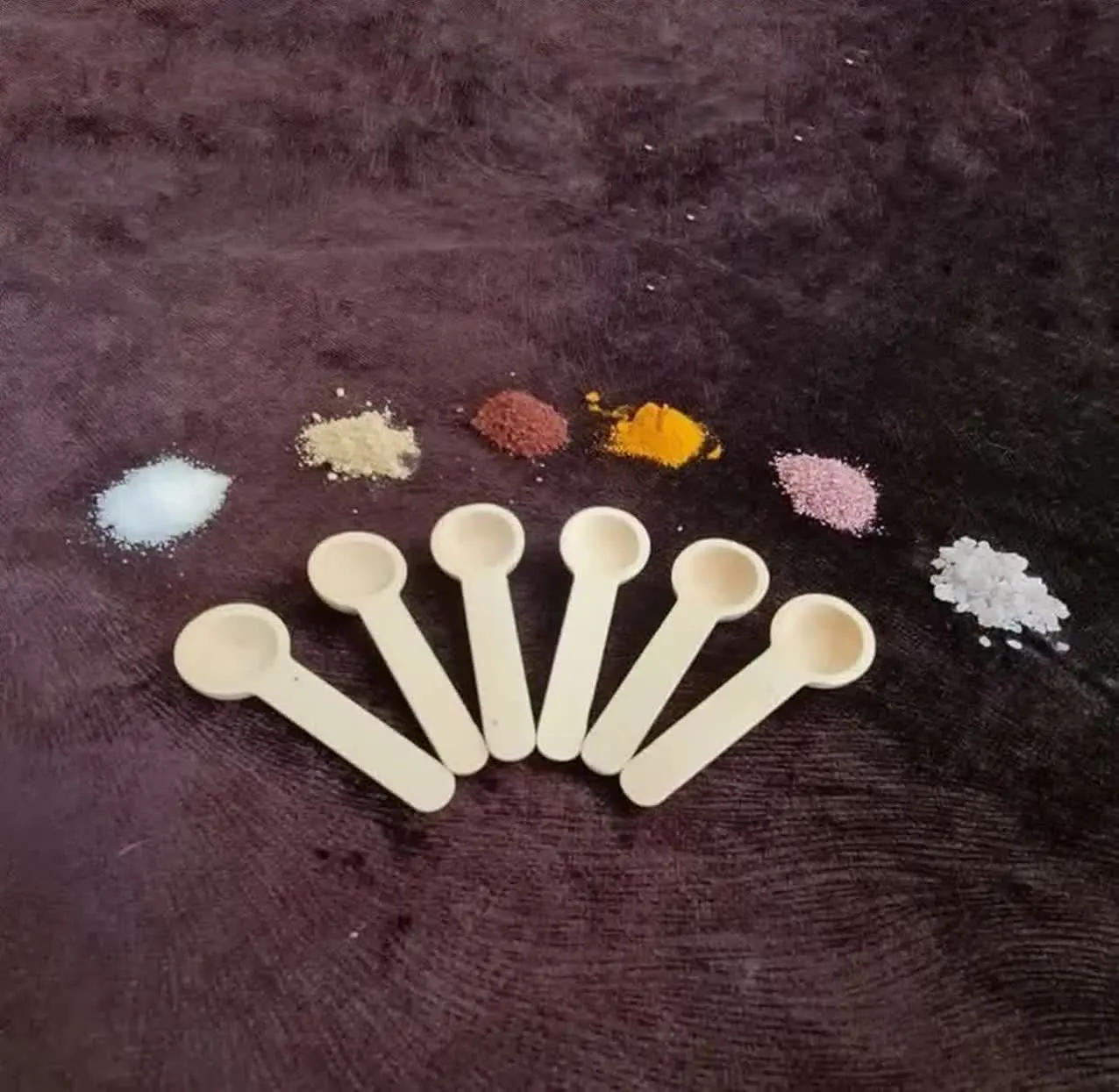 🥄 پیمانه ادویه کوچک چوبی