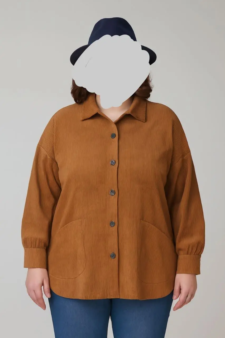 🍁کت مخمل کبریتی پاییزه شیک...