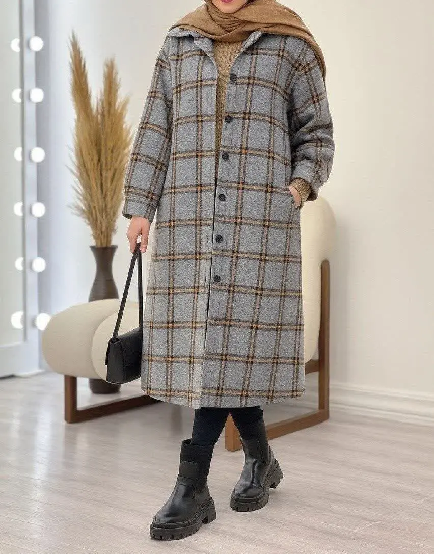 مانتو پشمی بلند