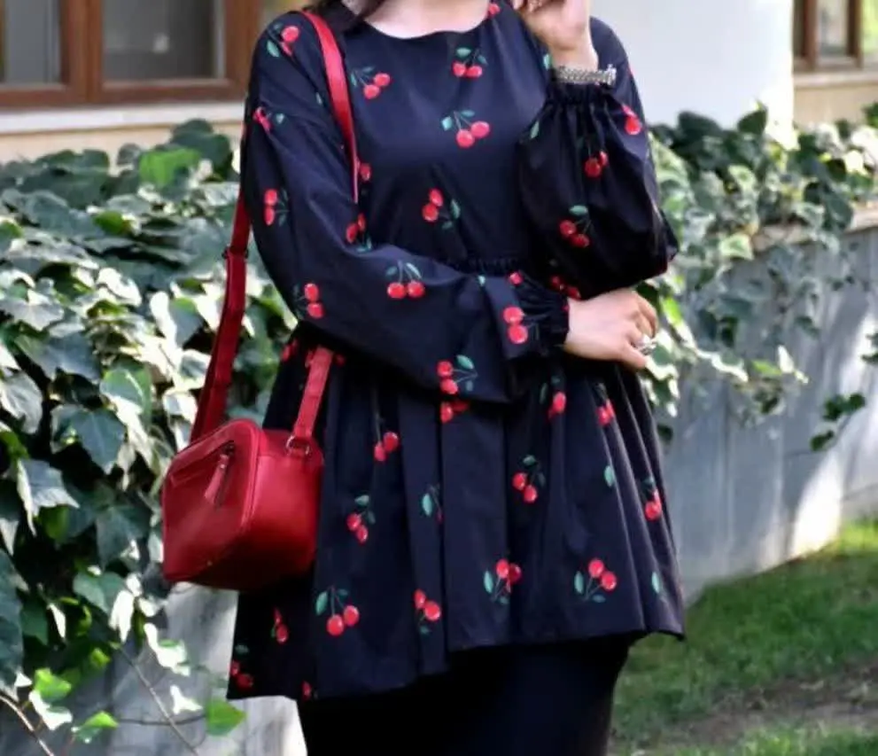 شومیز گیلاسی چین چینی😍😍