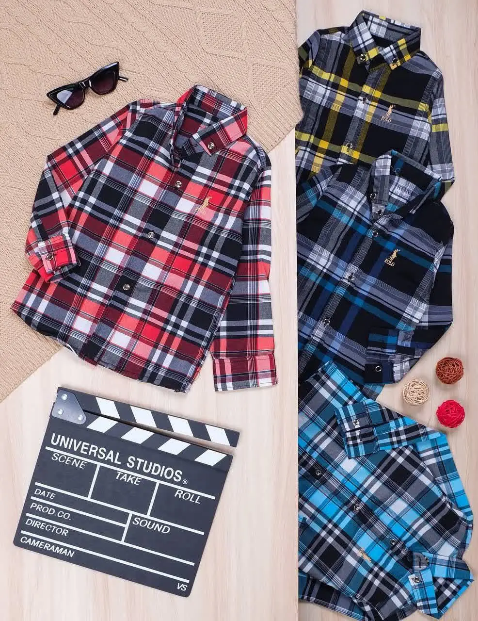 👫پیراهن پسرانه چهارخونه 👫
